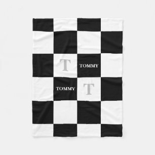 Couverture Polaire TOMMY Nom Enfants Personnalisés Unisex Nursery Nom