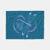 Couverture Polaire Tomorrow Needs You Suicide Awareness Dragonfly  (Devant (Horizontal))