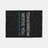 Couverture Polaire Tomorrow Needs You Suicide Prevention Awareness Su (Devant (Horizontal))
