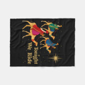Couverture Polaire Tonight We Ride Christmas 3 Wise Men Christian Chr (Devant (Horizontal))