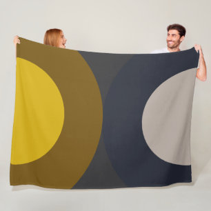 Couverture Polaire Tonnerre de moutarde de bronze moderne du milieu d