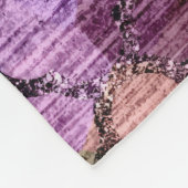 Couverture Polaire Tons bijoux Shimmery Motif Abstrait (Coin)