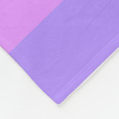 Couverture Polaire Tons de rayures violettes (Coin)