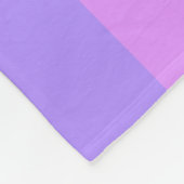 Couverture Polaire Tons de rayures violettes (Coin)