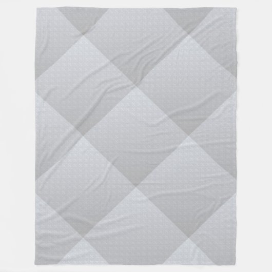 Couverture Polaire Tons multiples Gris Fleur de Lis (Devant)