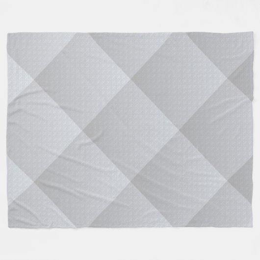 Couverture Polaire Tons multiples Gris Fleur de Lis (Devant (Horizontal))