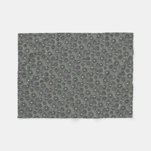 Couverture Polaire Tons noirs contre gris (Devant (Horizontal))