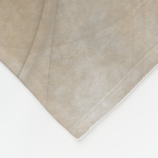 Couverture Polaire Tons Terre Abstrait Art fractal moderne Texture (Coin)