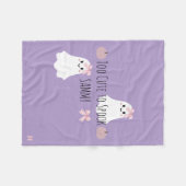 Couverture Polaire Too Cute Halloween perzonalized Baby Blanket (Devant (Horizontal))