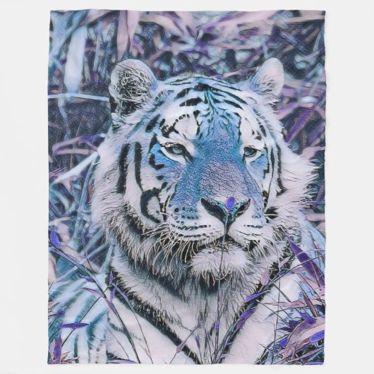 Couverture Polaire Toony Tiger bleu (Devant)