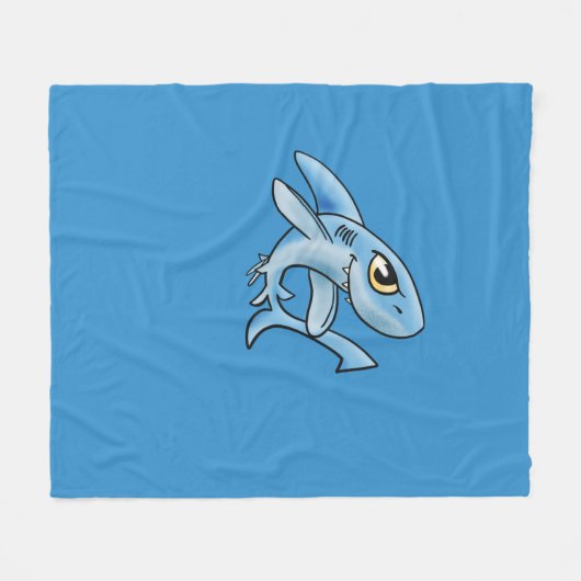 Couverture Polaire Toothy Grin Shark Blanket (Devant (Horizontal))
