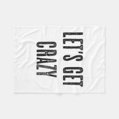 Couverture Polaire Top That Dit - Lets Get Crazy _ Funny Wild - graph (Devant (Horizontal))