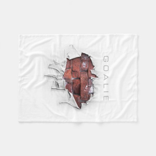 Couverture Polaire Torn Brick Wall Goalie (Devant (Horizontal))