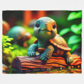 Couverture Polaire Tortue (Devant (Horizontal))