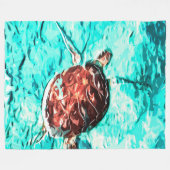 Couverture Polaire Tortue (Devant (Horizontal))