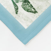 Couverture Polaire Tortue à ma petite-fille Je t'aime (Coin)