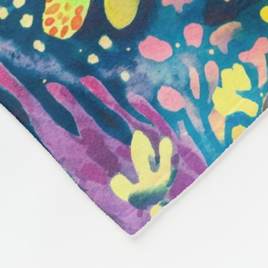 Couverture Polaire Tortue à peinture (Coin)