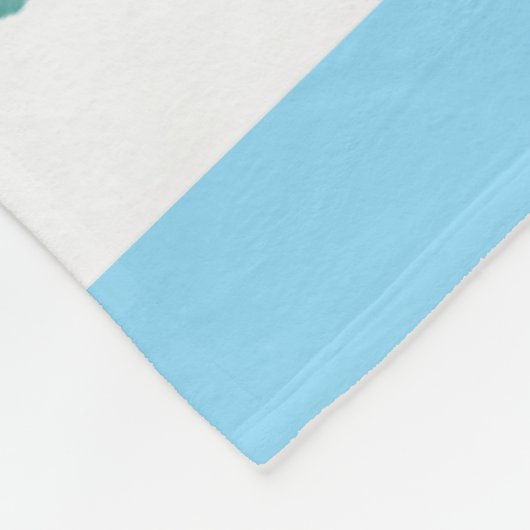 Couverture Polaire Tortue au paradis de Noël (Coin)