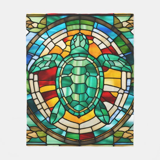 Couverture Polaire Tortue de mer (Devant)