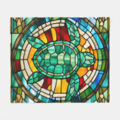 Couverture Polaire Tortue de mer (Devant (Horizontal))
