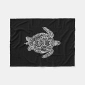 Couverture Polaire Tortue de zen (Devant (Horizontal))