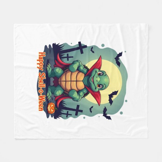 Couverture Polaire Tortue Shell-o-Ween (Devant (Horizontal))