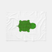 Couverture Polaire Tortue texturée à fils adorable (Devant (Horizontal))