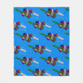 Couverture Polaire Tortue volante (Devant)