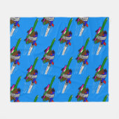 Couverture Polaire Tortue volante (Devant (Horizontal))