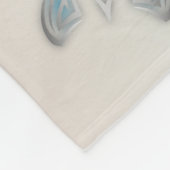 Couverture Polaire Tortues de mer turquoise en argent Motif (Coin)