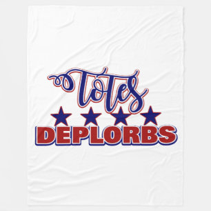 Couverture Polaire Totalement Adorable Fier Déplorable Totes Adorbs