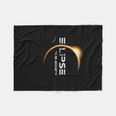 Couverture Polaire Totalité 4.08.2024 Total Éclipse Solaire 2024 (Devant (Horizontal))