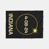 Couverture Polaire Totalité Chemin 2024 Indiana Total Eclipse Poche (Devant (Horizontal))