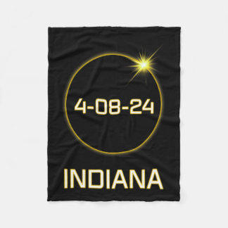 Couverture Polaire Totalité Chemin 2024 Indiana Total Eclipse Poche