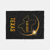 Couverture Polaire Totalité Solaire Eclipse Avril 8 2024 Texas (Devant (Horizontal))