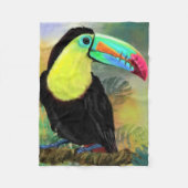Couverture Polaire Toucan Bird Baby Fleece Blanket (Devant)