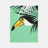 Couverture Polaire Toucan Toco oiseau (Devant)