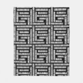 Couverture Polaire Touches de piano (Devant)