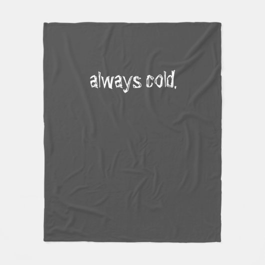 Couverture Polaire toujours froid. (Devant)