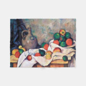 Couverture Polaire Toujours la vie avec les fruits, Paul Cezanne (Devant (Horizontal))