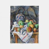 Couverture Polaire Toujours la vie avec les fruits, Paul Cezanne (Devant)