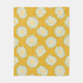 Couverture Polaire Toujours les fleurs jaunes (Devant)