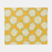 Couverture Polaire Toujours les fleurs jaunes (Devant (Horizontal))