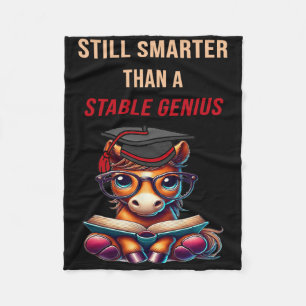 Couverture Polaire Toujours Plus Intelligent Qu'Un Génie Stable Drôle
