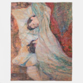 Couverture Polaire Toulouse-Lautrec - Le Lit (Devant)