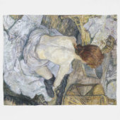 Couverture Polaire Toulouse-Lautrec - Rousse / Toilettes (Devant (Horizontal))
