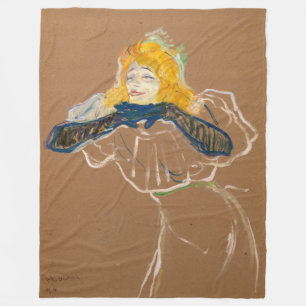 Couverture Polaire Toulouse-Lautrec - Yvette Guilbert chantant