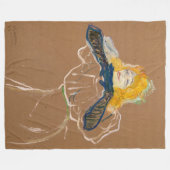 Couverture Polaire Toulouse-Lautrec - Yvette Guilbert Singing (Devant (Horizontal))