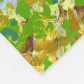 Couverture Polaire Tour Eiffel Paysage Printemps Pointillisme (Coin)