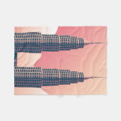 Couverture Polaire Tour Petronas Kuala Lumpur (Devant (Horizontal))